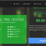 Profreehost.com 5G PHP空间 MySql数据库 无限带宽