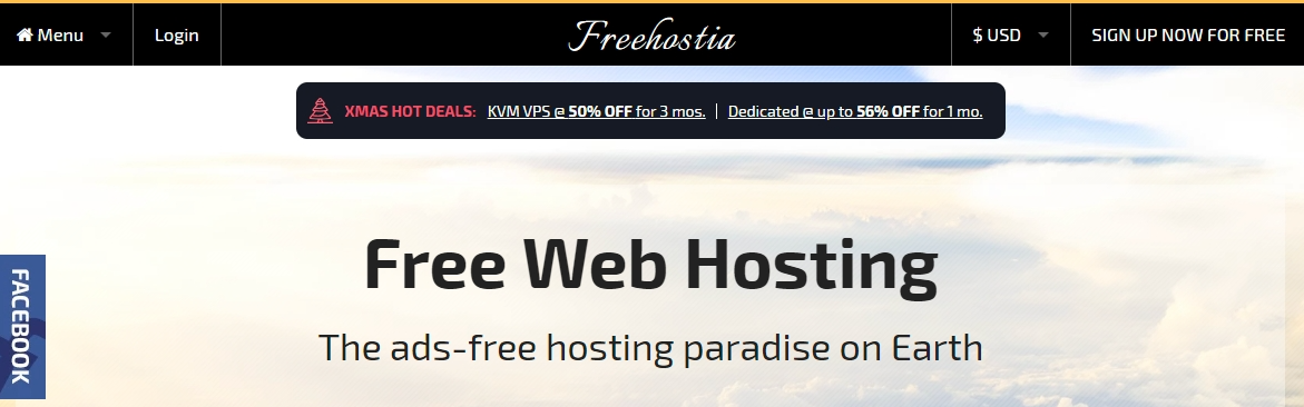 Freehostia 250M老牌PHP免费云主机 Freehostia